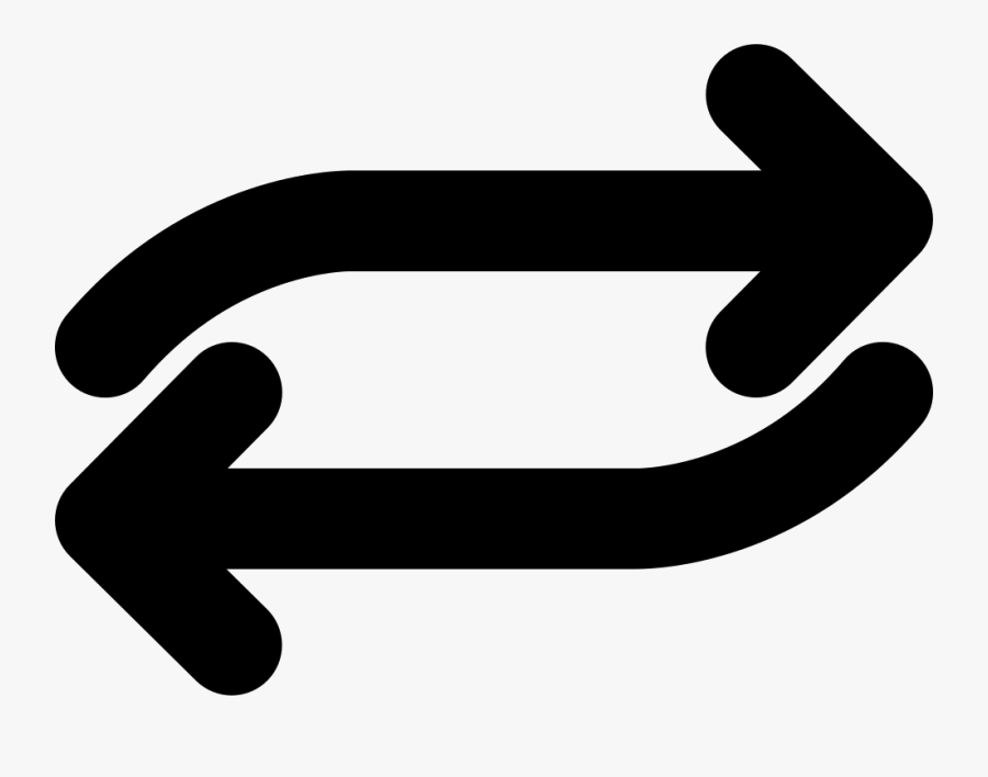 Two Arrows Pointing Opposite Sides - Flecha Con Dos Puntas Png, Transparent Clipart