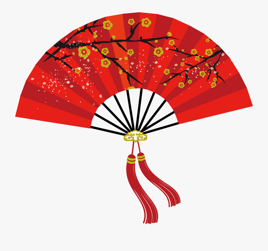 Chinese Hand Fan Png, Transparent Clipart