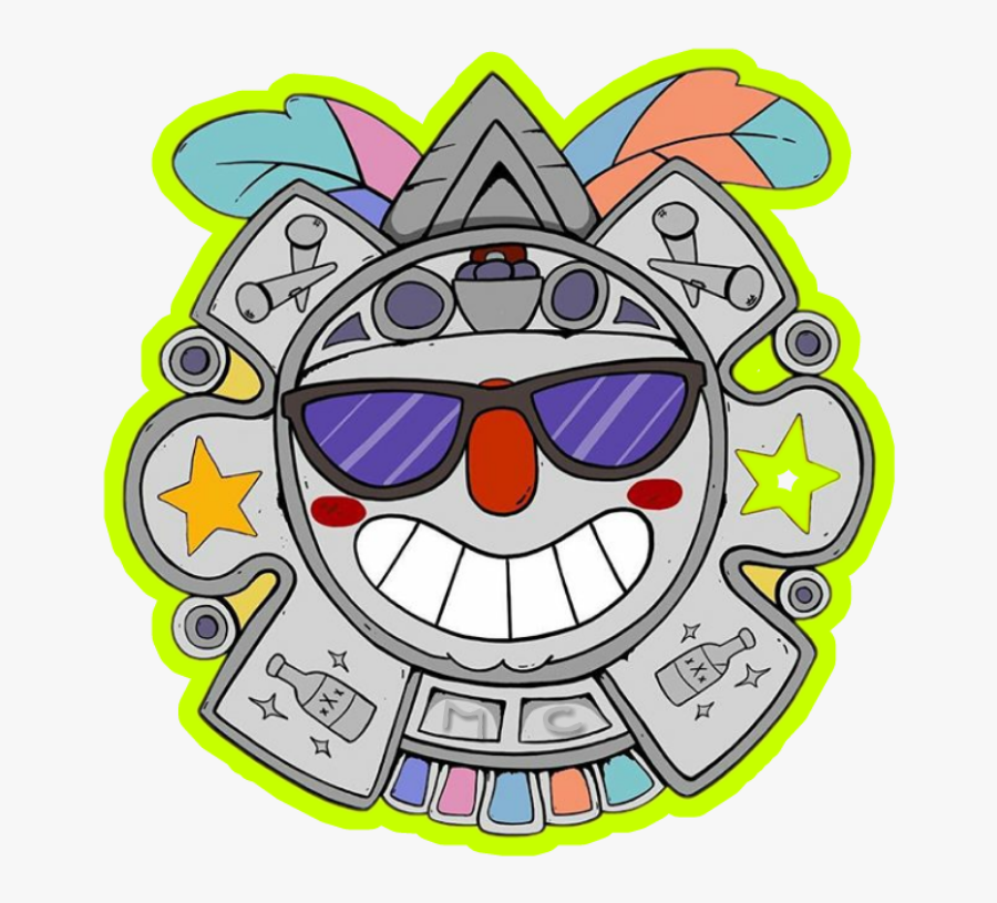 #sol #solazteca #azteca #calendario #maya #sticker, Transparent Clipart