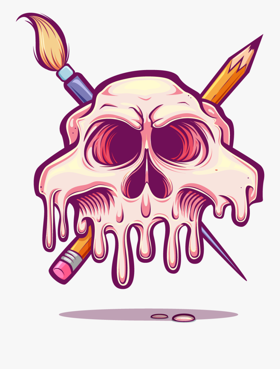 Ilustra O Muere Graphic, Jolly Roger, Arte Pop, Cool - Draw Or Die, Transparent Clipart