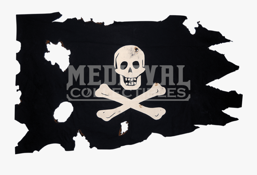 Jolly Roger - Pirates Flag Burn, Transparent Clipart