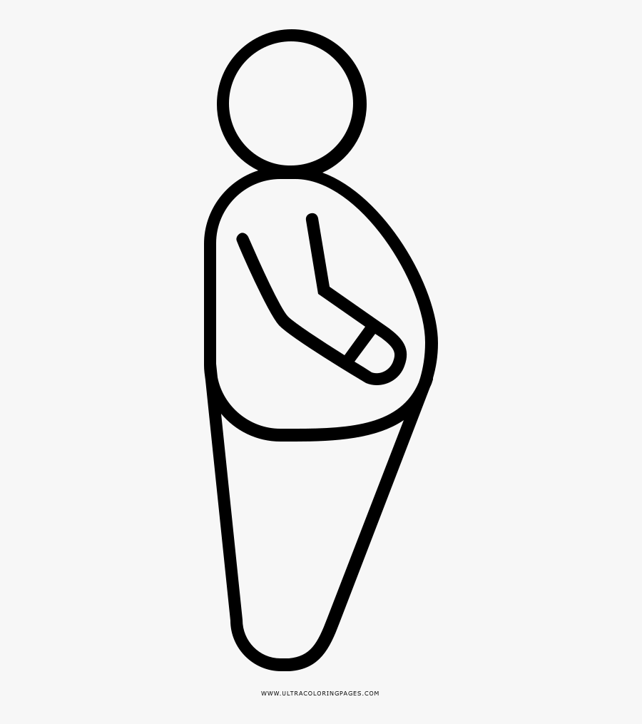 Transparent Fat Man Png - Un Señor Gordo Para Dibujar, Transparent Clipart