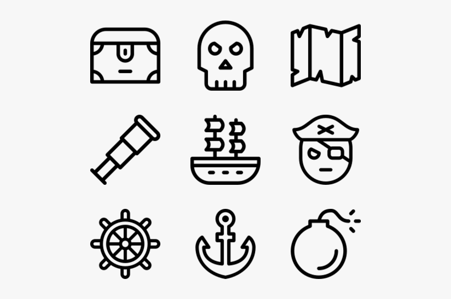 Pirates - Trade Marketing Icon Png, Transparent Clipart