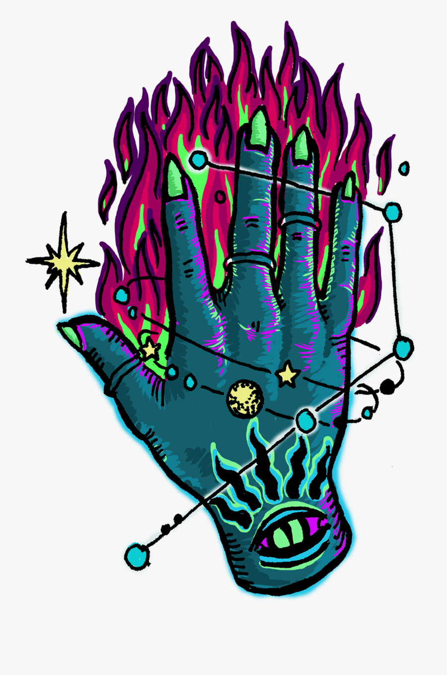 Hand Of Fate - Illustration, Transparent Clipart