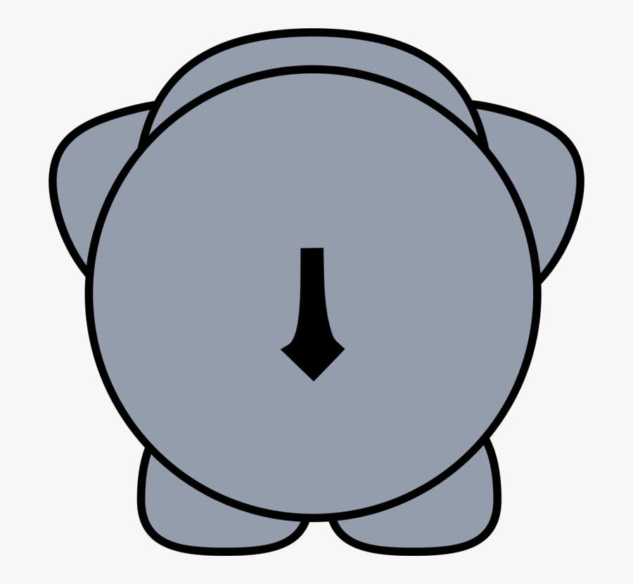 Line Art,head,monochrome - Back Of An Elephant Cartoon, Transparent Clipart