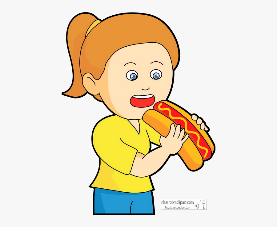 Eating Clip Art Free Clipart Images Transparent Png - Eat Hot Dog Clipart, Transparent Clipart