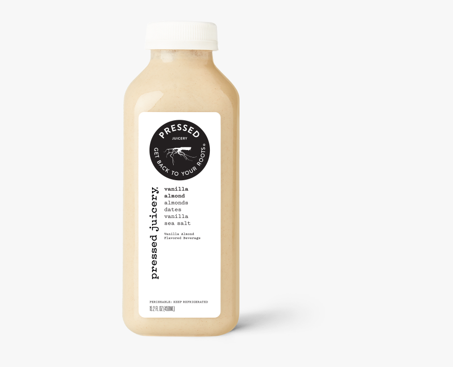 Vanilla Almond - Pressed Juicery Almond Milk, Transparent Clipart
