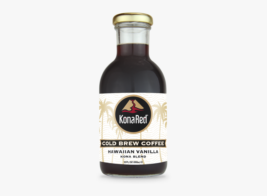 12oz Hawaiian Vanilla - Kona Red Cold Brew Vanilla, Transparent Clipart
