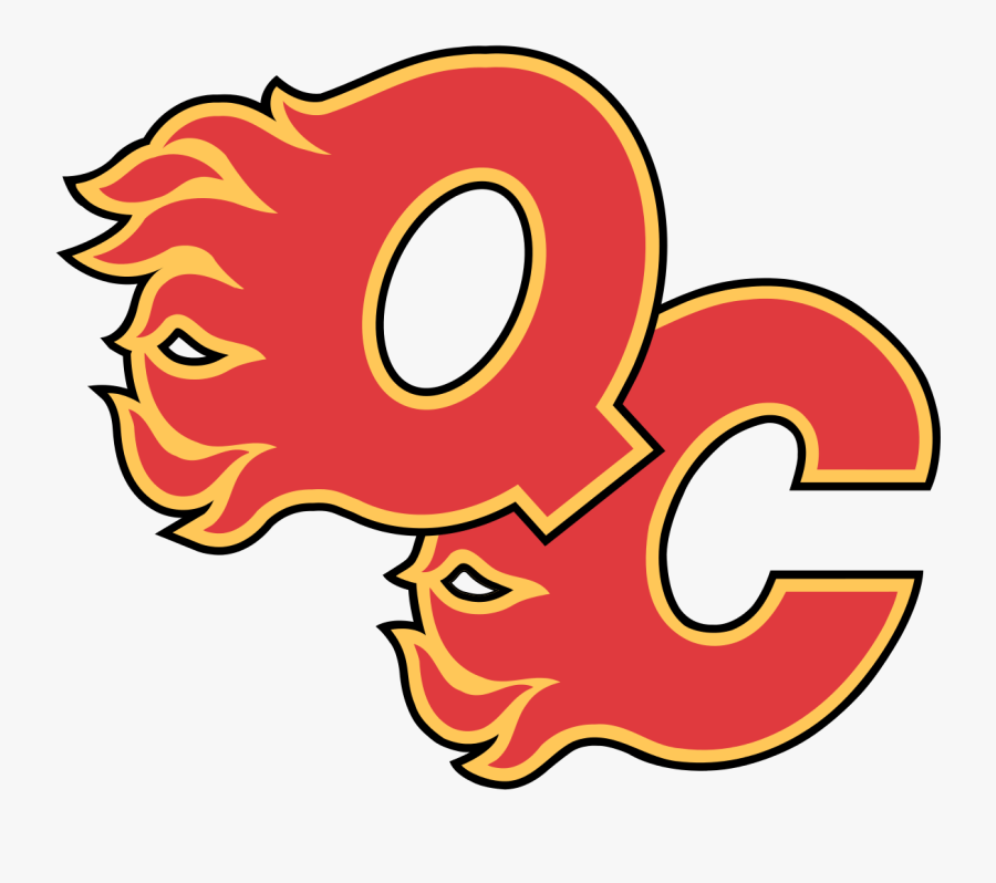 Quad City Flames Logo, Transparent Clipart