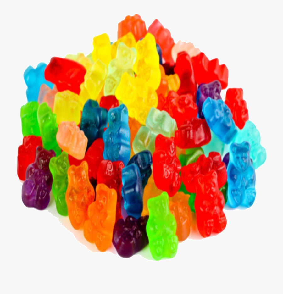 Transparent Gummy Bears Png - Gummy Bear Candies, Transparent Clipart