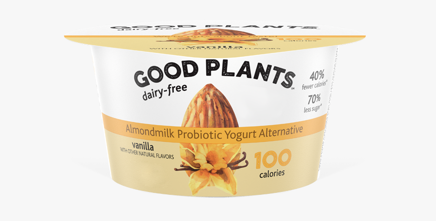 Vanilla Good Plants™almondmlk Probtioic Yogurt Alternative - Light And Fit Almond Milk Yogurt, Transparent Clipart