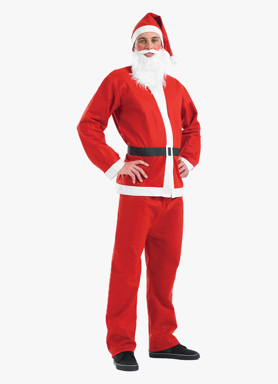 Santa Suit Png - Santa Claus Costume Png, Transparent Clipart