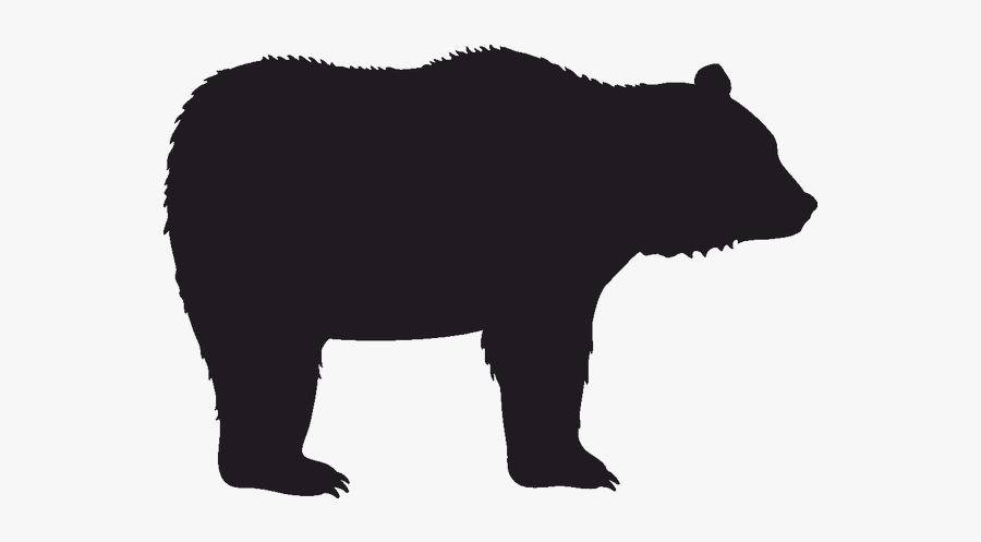 American Black Bear Grizzly Bear Computer Icons Silhouette - Vector Black Bear Png, Transparent Clipart