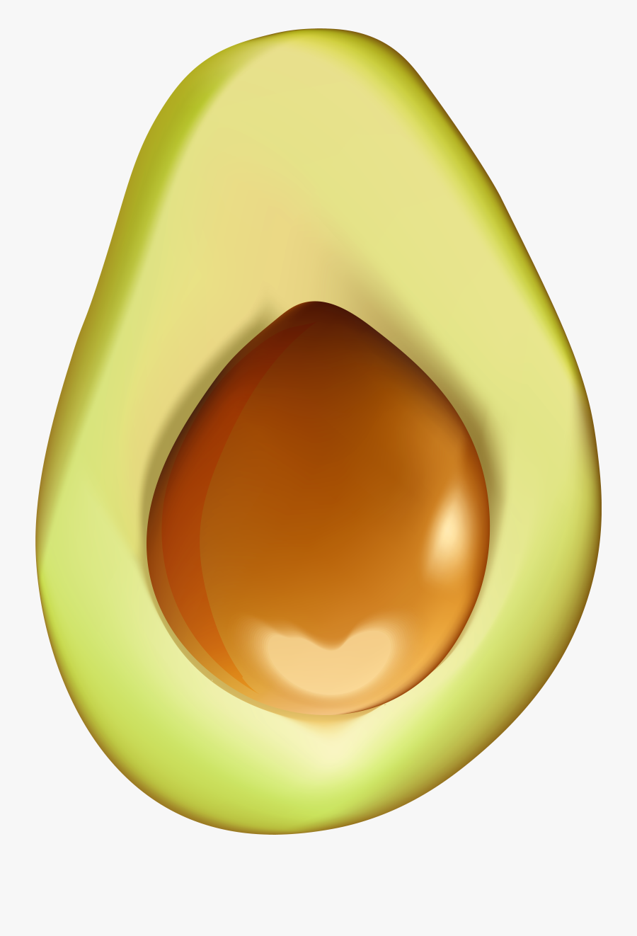 Avocado Clipart Border - Circle, Transparent Clipart
