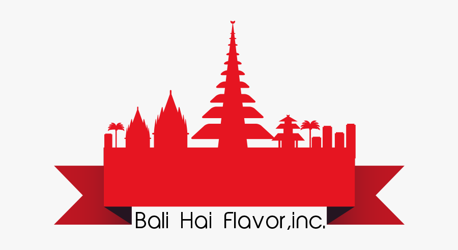 Bali Skyline, Transparent Clipart