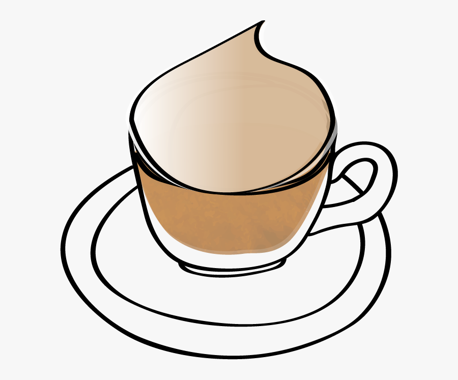 Latte Clipart Macchiato - Clip Art, Transparent Clipart