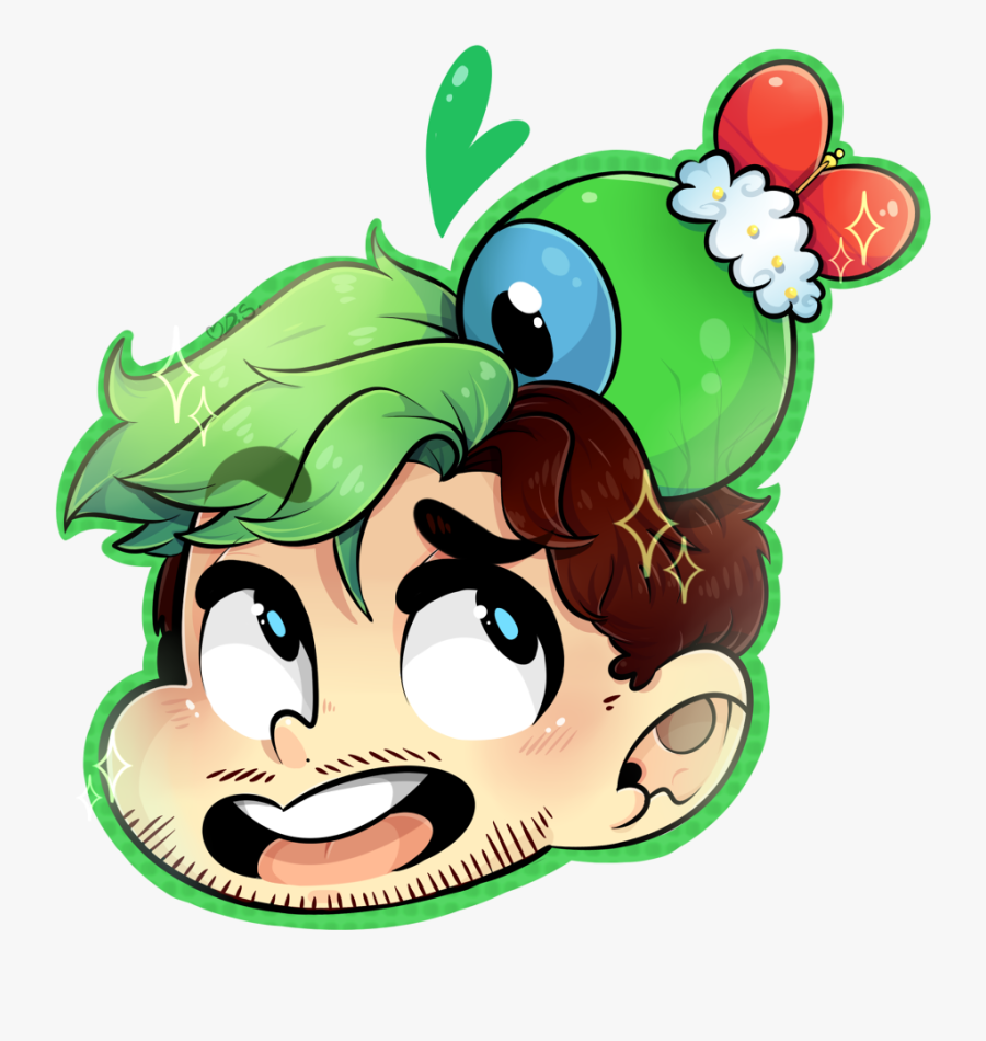 Darkmagic Sweetheart On Twitter - Fanart Jacksepticeye And Sam, Transparent Clipart