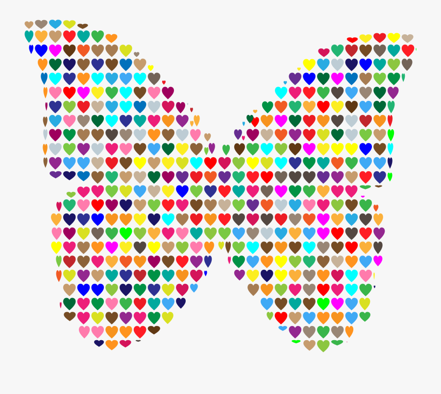 Clip Art Colorful Butterfly, Transparent Clipart