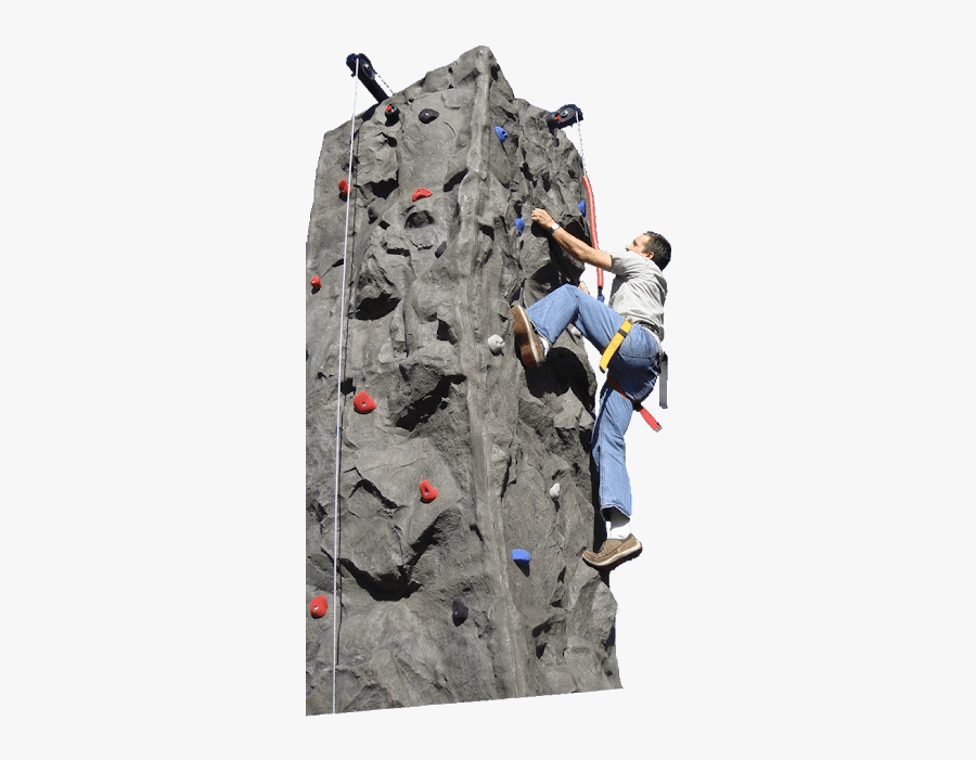 Rock Climbing Wall Png, Transparent Clipart
