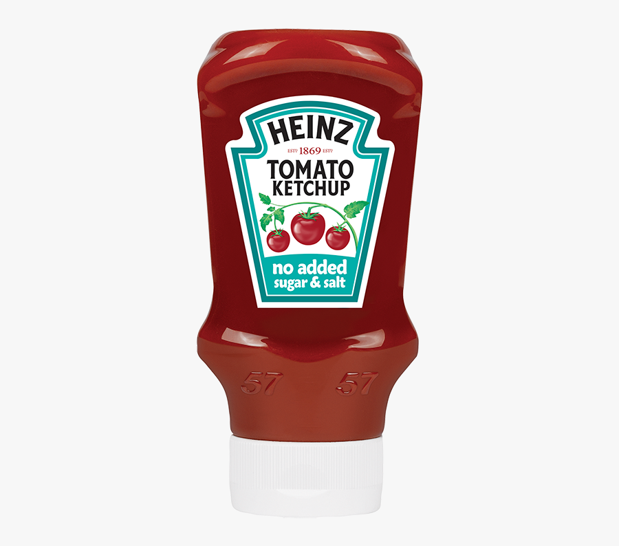 Heinz Is Launching A New Take On Their Tomato Ketchup - Heinz Tomato Ketchup No Added Sugar And Salt, Transparent Clipart