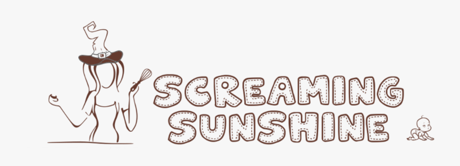 Screaming Sunshine - Calligraphy, Transparent Clipart