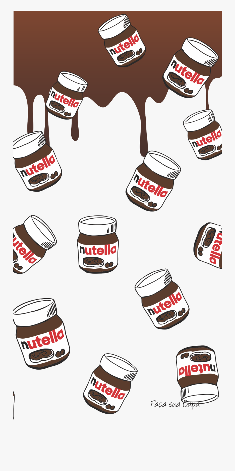 Nutella Cool Iphone Backgrounds Iphone Wallpaper Food Nutella Background Free Transparent Clipart Clipartkey