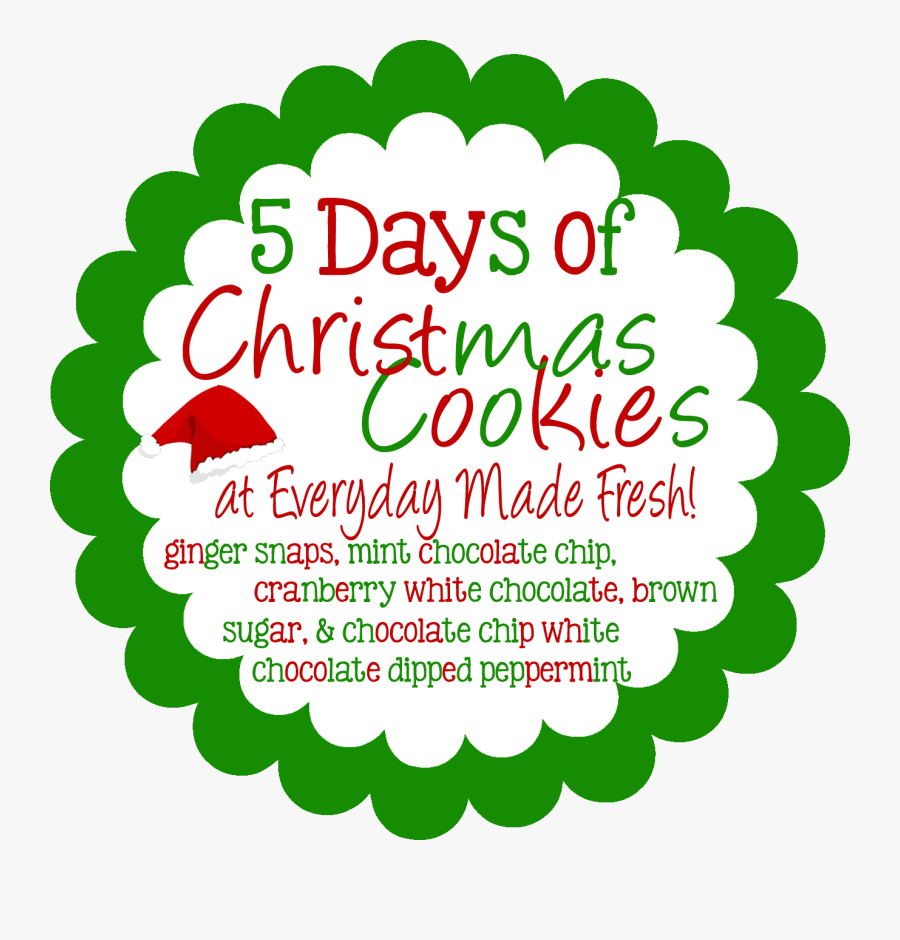 5 Days Of Christmas Cookies - Notre Dame University Icon, Transparent Clipart