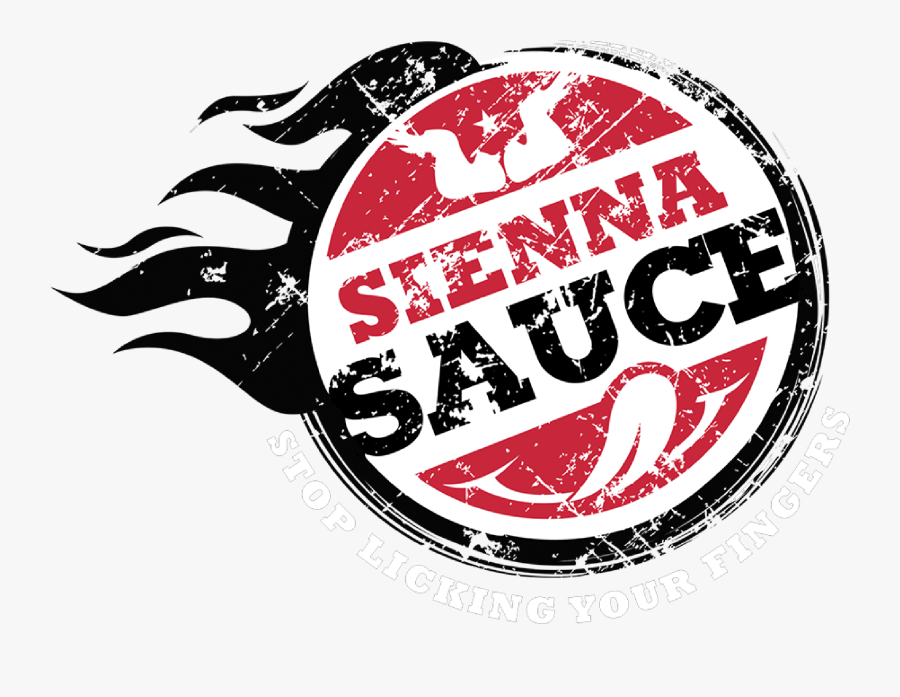Sienna Sauce Logo, Transparent Clipart