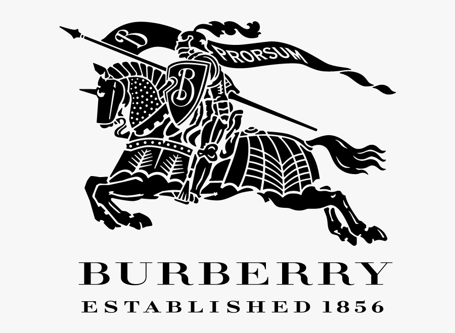 Burberry Fashion Brand Goods Luxury Logo Clipart - Logo Burberry, Transparent Clipart