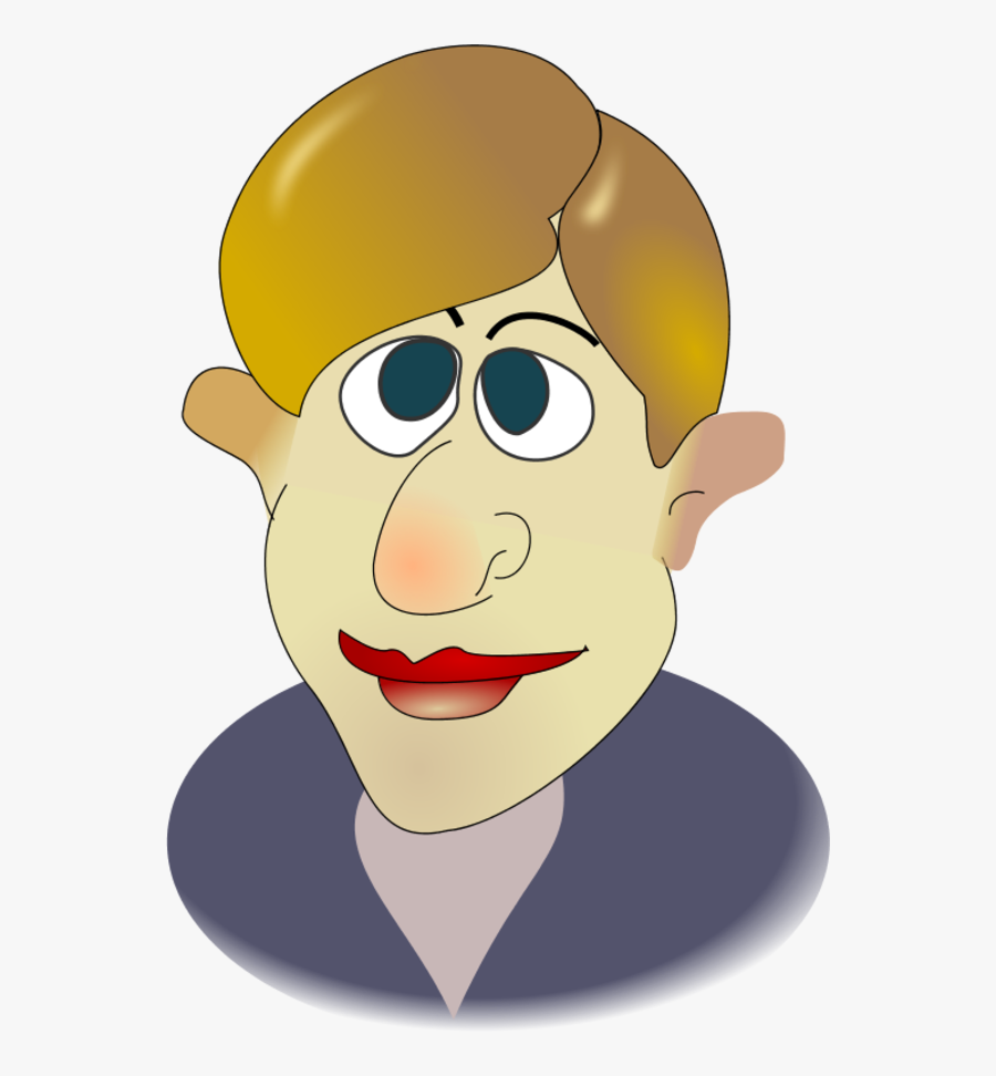 Cartoon Man Face Clipart, Transparent Clipart