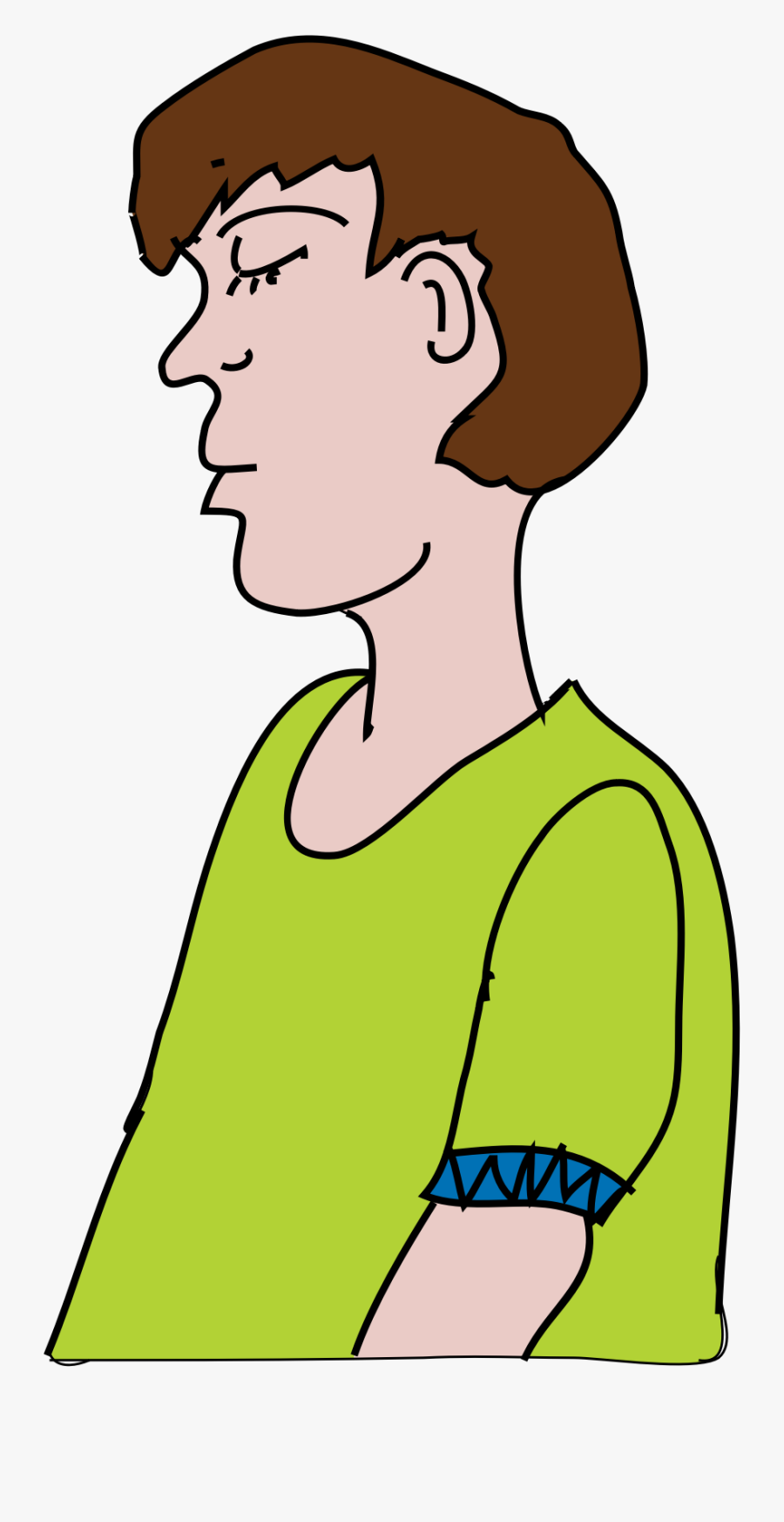 Sad Man Clip Arts - Sad Man Sticker, Transparent Clipart