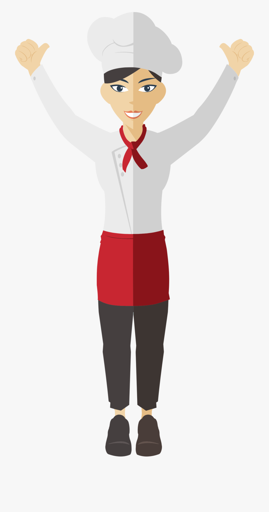 Chef Png Image - Clipart Girl Chef, Transparent Clipart