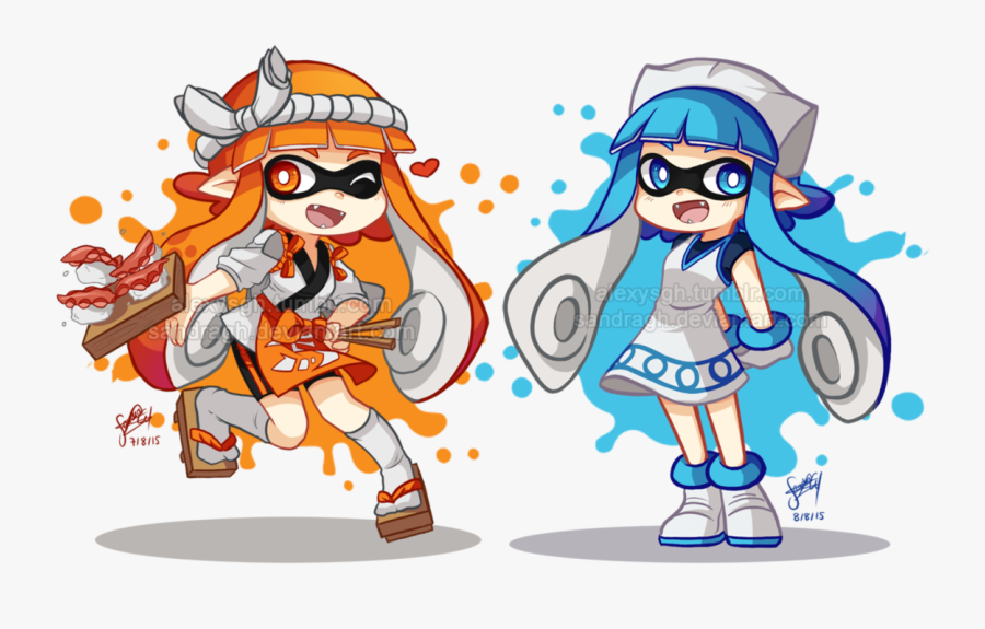 Anime Clipart Chef - Ika Musume Splatoon 2, Transparent Clipart