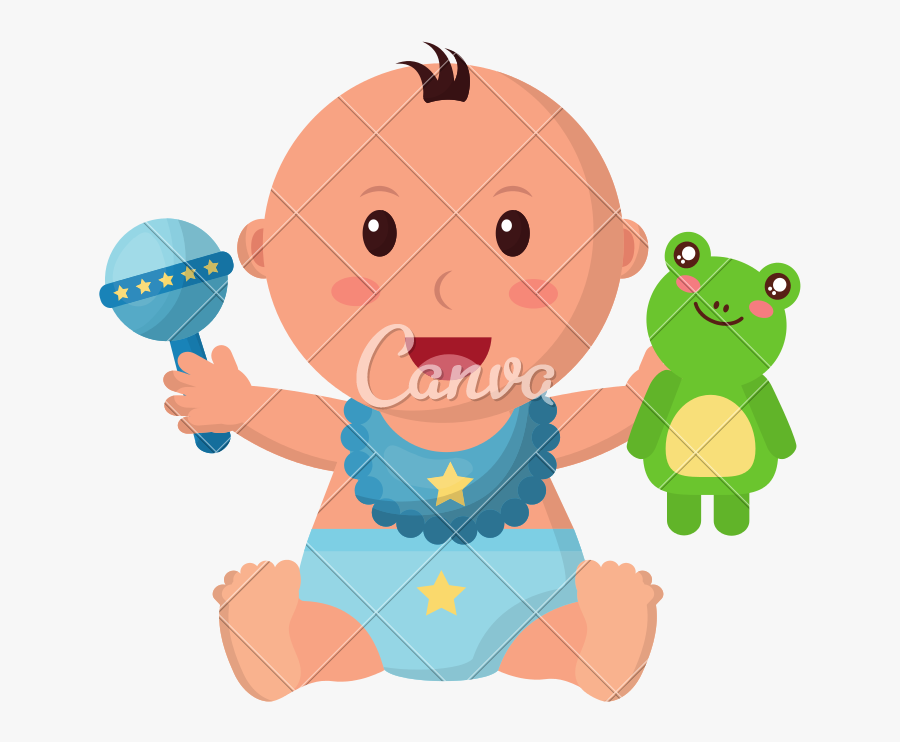 Little Clipart Baby Boy Diaper - Vector Graphics, Transparent Clipart