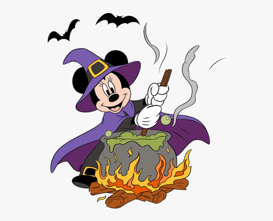 Halloween Clipart - Mickey And Minnie Halloween, Transparent Clipart