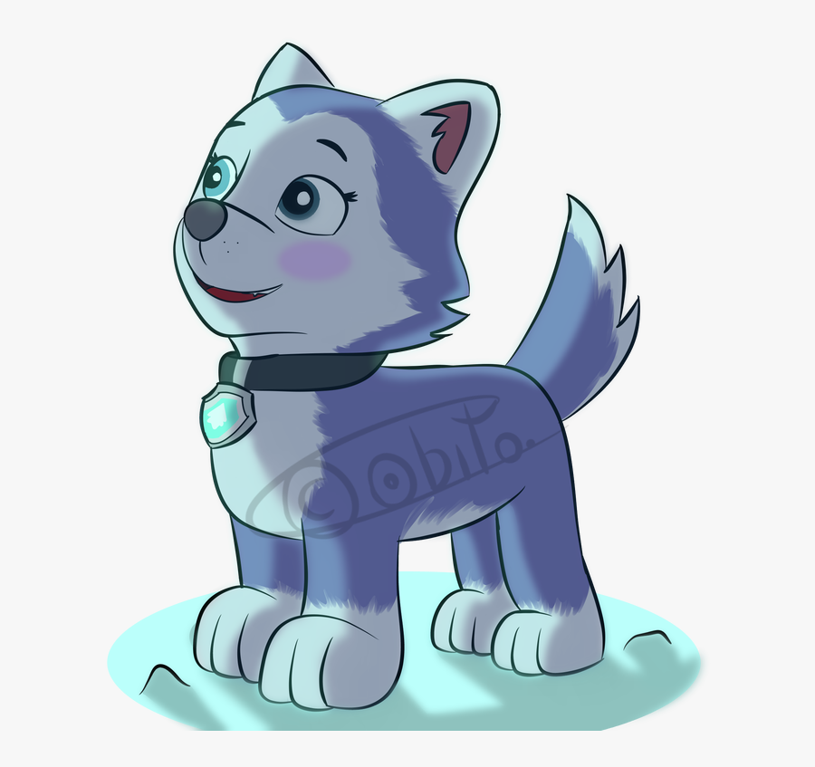 Paw Patrol Everest No Hat, Transparent Clipart