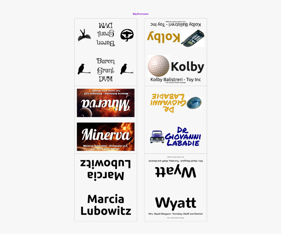 Clip Art Place Cards Decadry Ocb - Poster, Transparent Clipart