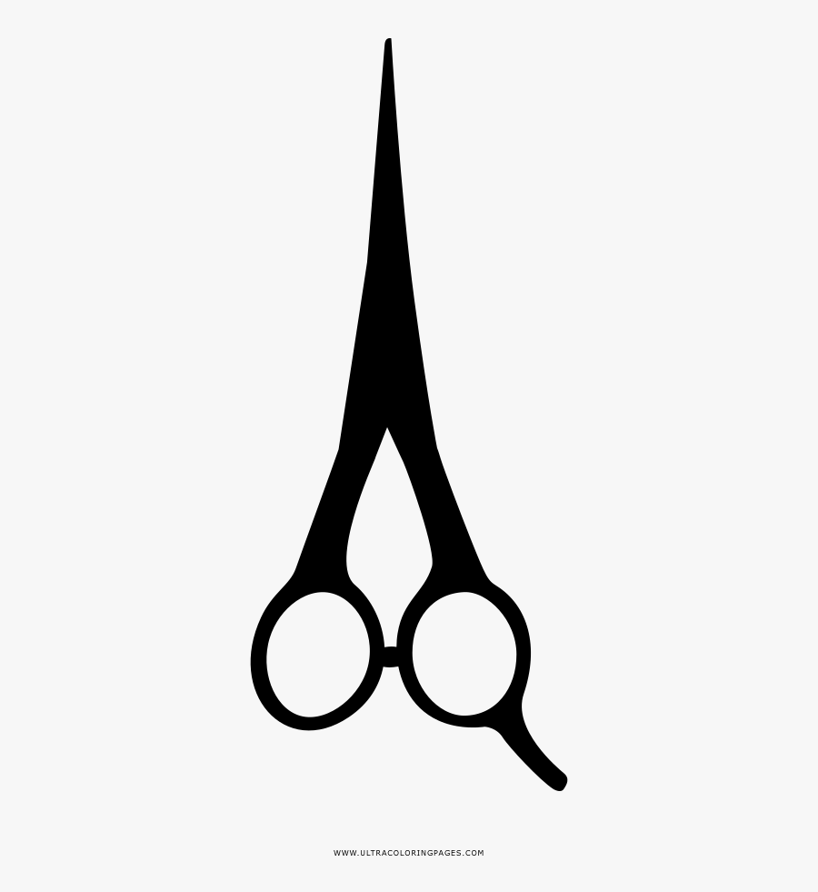 Scissor Coloring Page - Illustration, Transparent Clipart