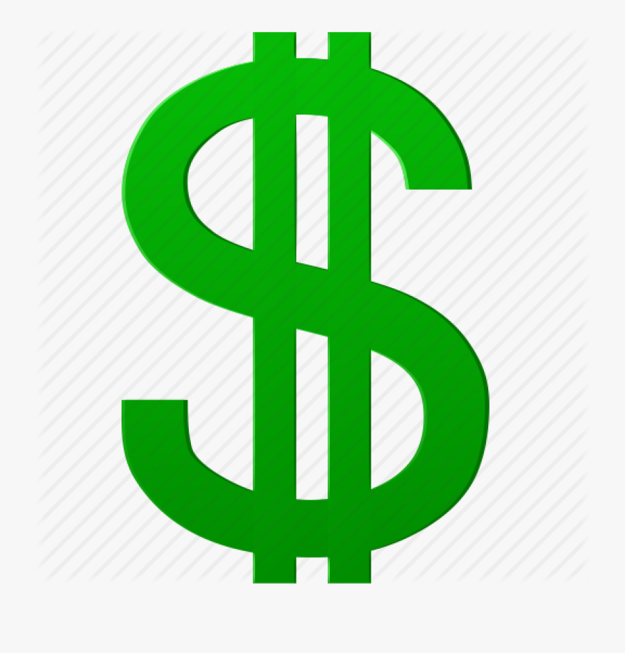 Green Money Sign Green Money Sign Green Dollar Symbol - Dollar Sign With No Background, Transparent Clipart