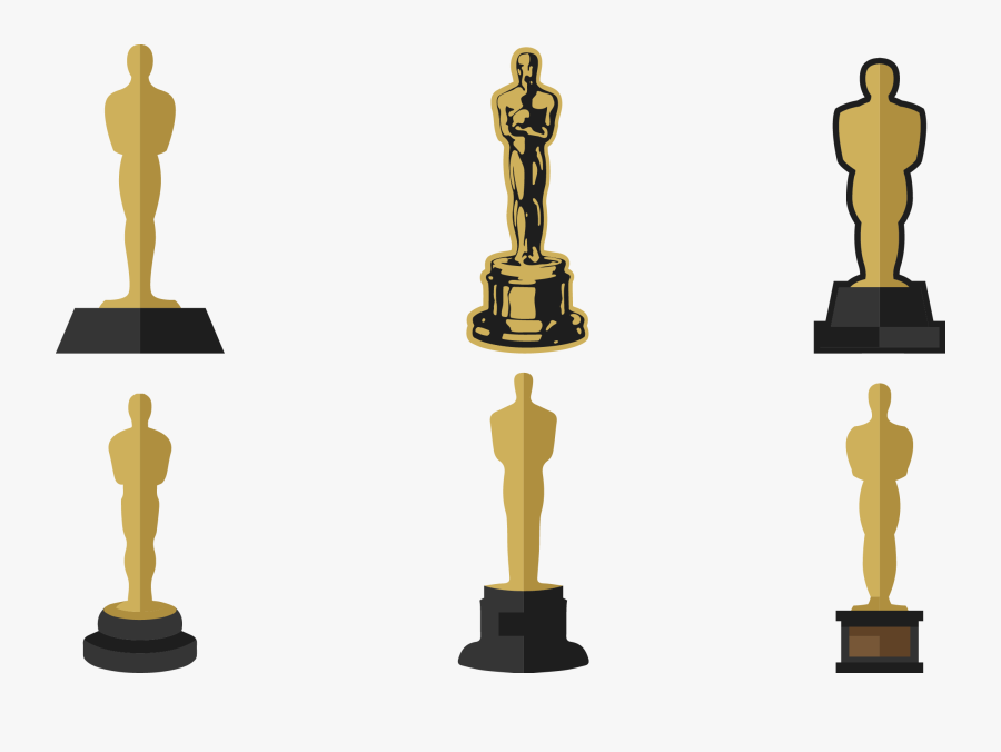 Academy Awards Trophy Statue - 84th Annual Academy Awards (2012), Transparent Clipart