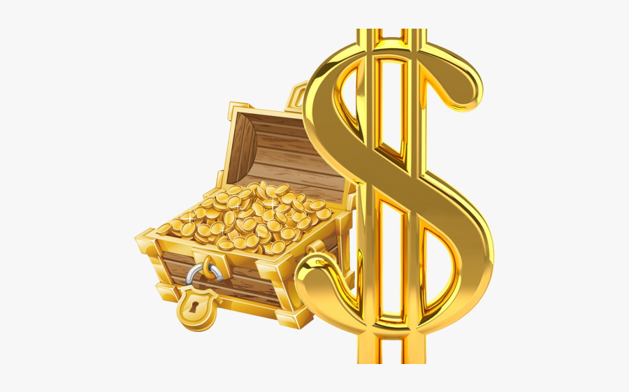 Money Symbol Images - Gold Dollar Sign Png, Transparent Clipart