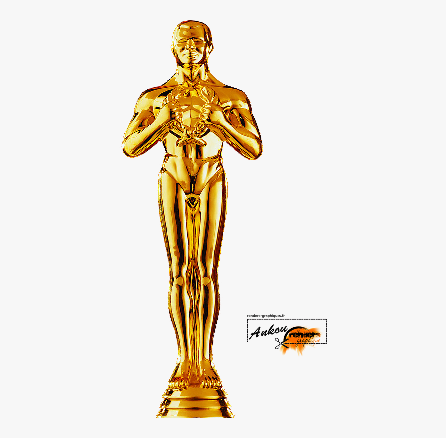 Renders Oscar Statuette Oscar Render- - Oscar Award Psd, Transparent Clipart