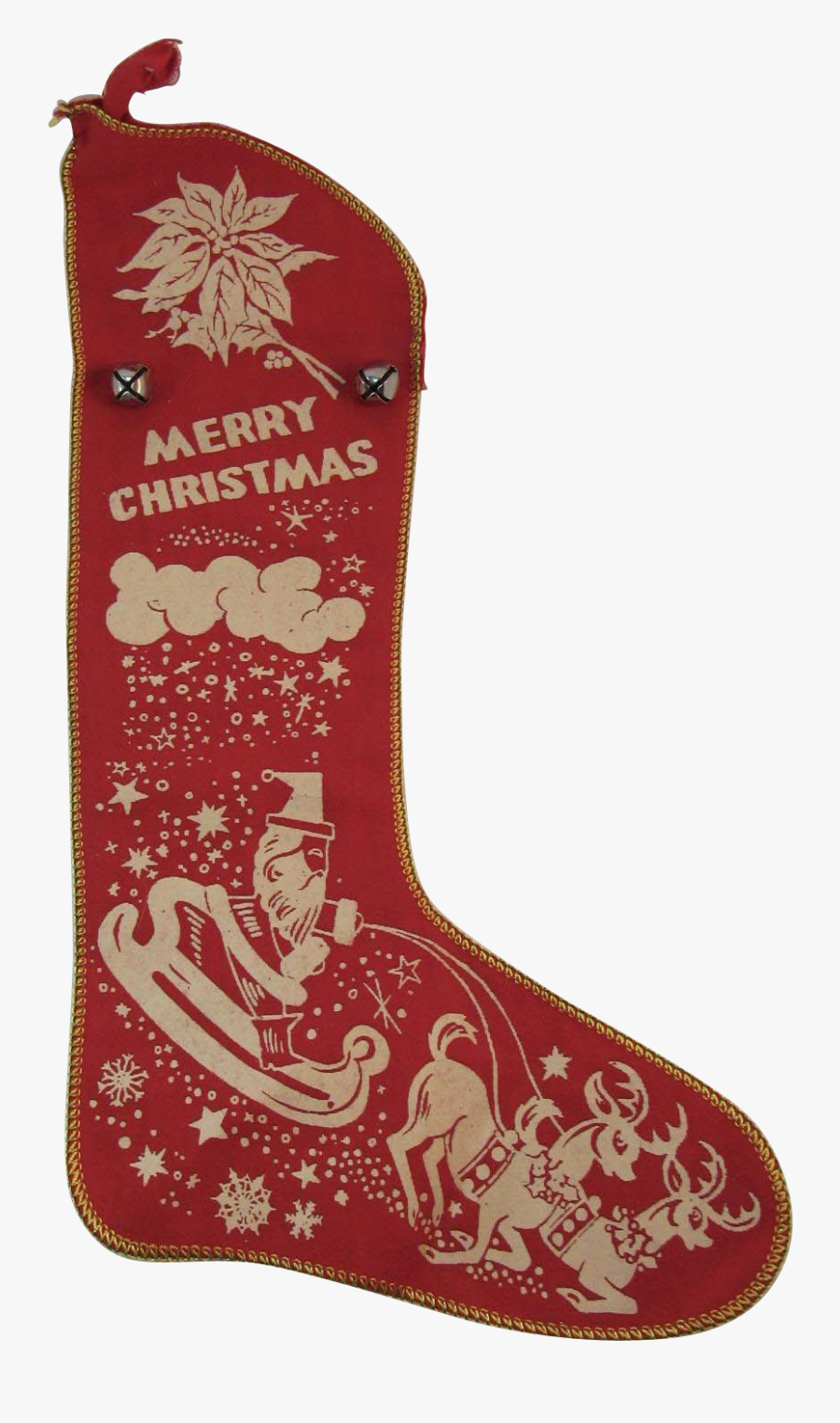 Christmas Stocking, Transparent Clipart
