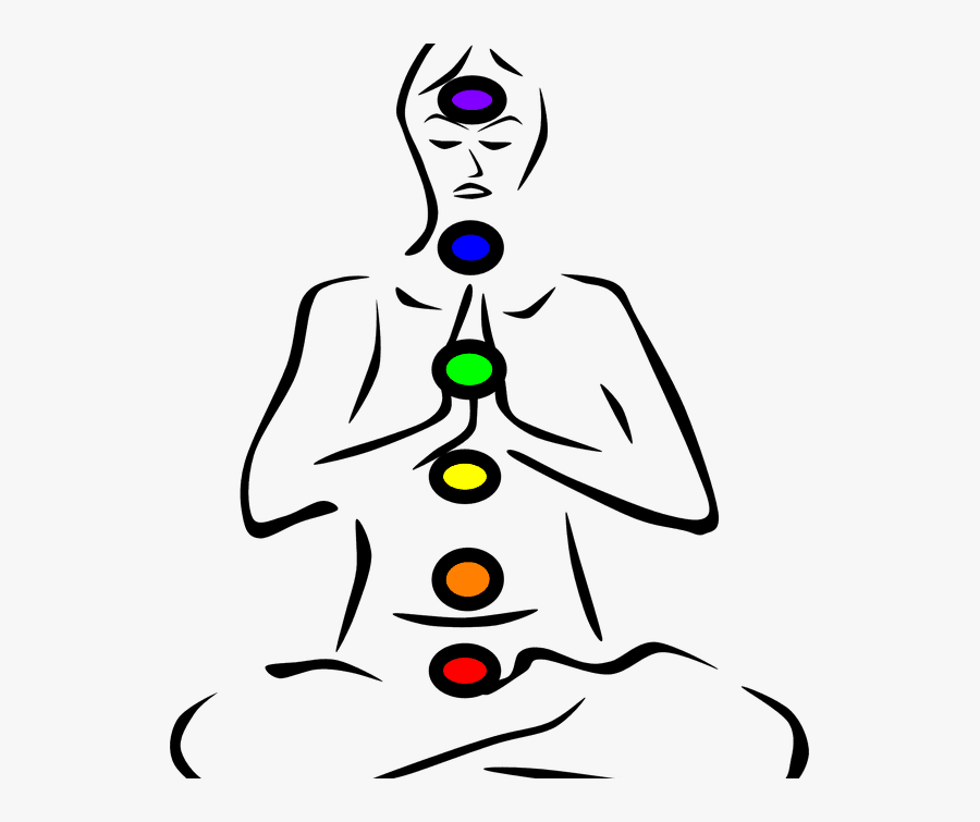 How Do Your Chakras Serve You - Yoga Pose With Chakra, Transparent Clipart