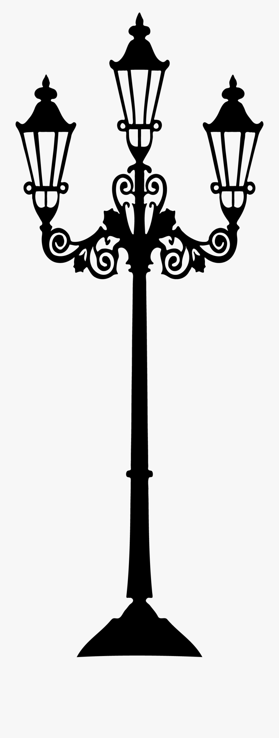 Lantern Drawing Victorian - Lamp Post Clipart, Transparent Clipart