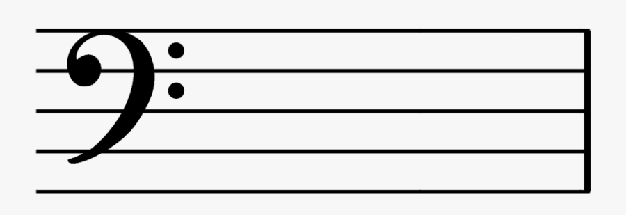 Bass Clef, Transparent Clipart