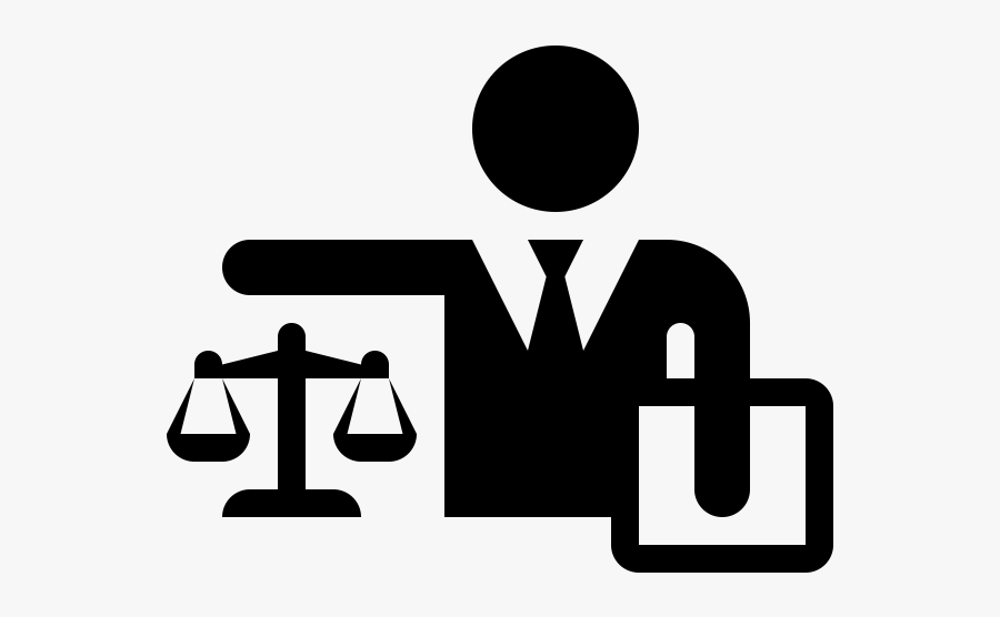Clip Art Lawyer Black And - Lawyer Icon Png, Transparent Clipart