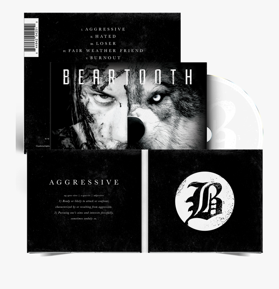 Aggressive Cd"
 Class="lazyload Lazyload Fade In "
 - Beartooth Aggressive Album, Transparent Clipart