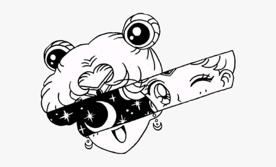 Stickers Sailormoon Rad Aesthetics Freetoedit - Сейлор Мун Футболка, Transparent Clipart