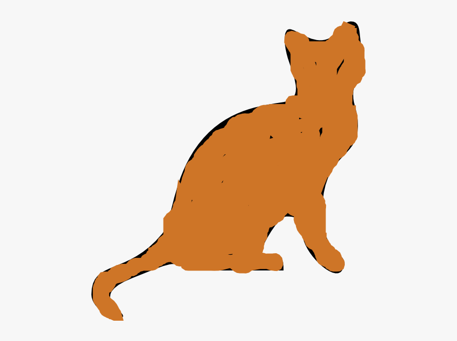 Cat Silhouette, Transparent Clipart